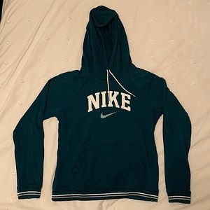Blue/Teal Nike Hoodie Sweatshirt Size Small